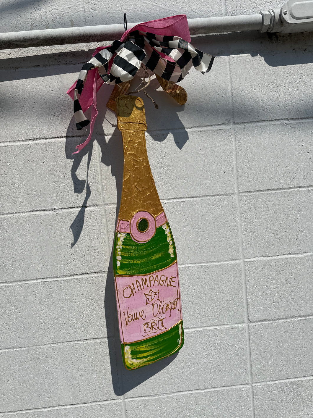 J. Julep Champagne Bottle Door Hanger *PICK UP ONLY*