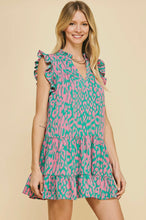 Load image into Gallery viewer, Jade Pink Animal Print Dress
