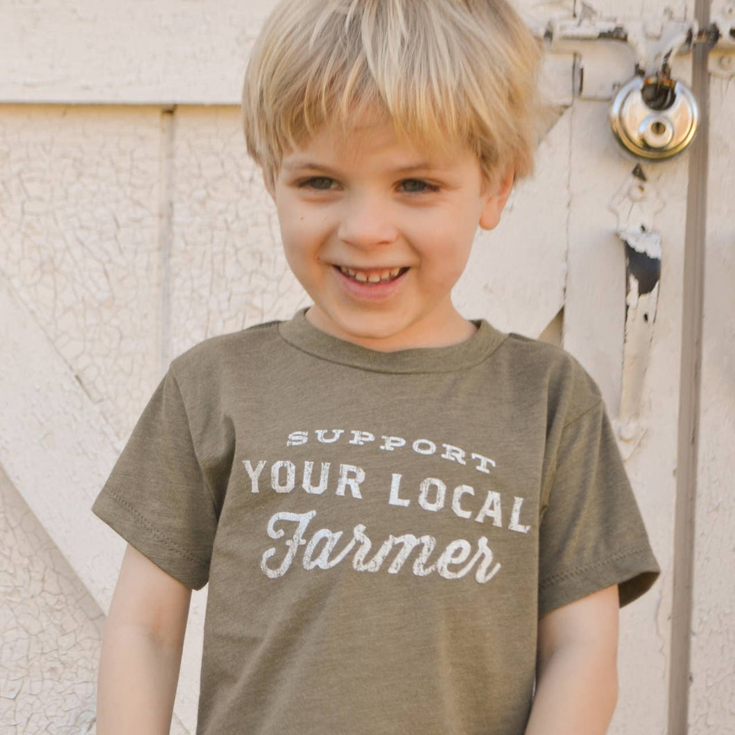 Support Your Local Farmer Toddler Shirt