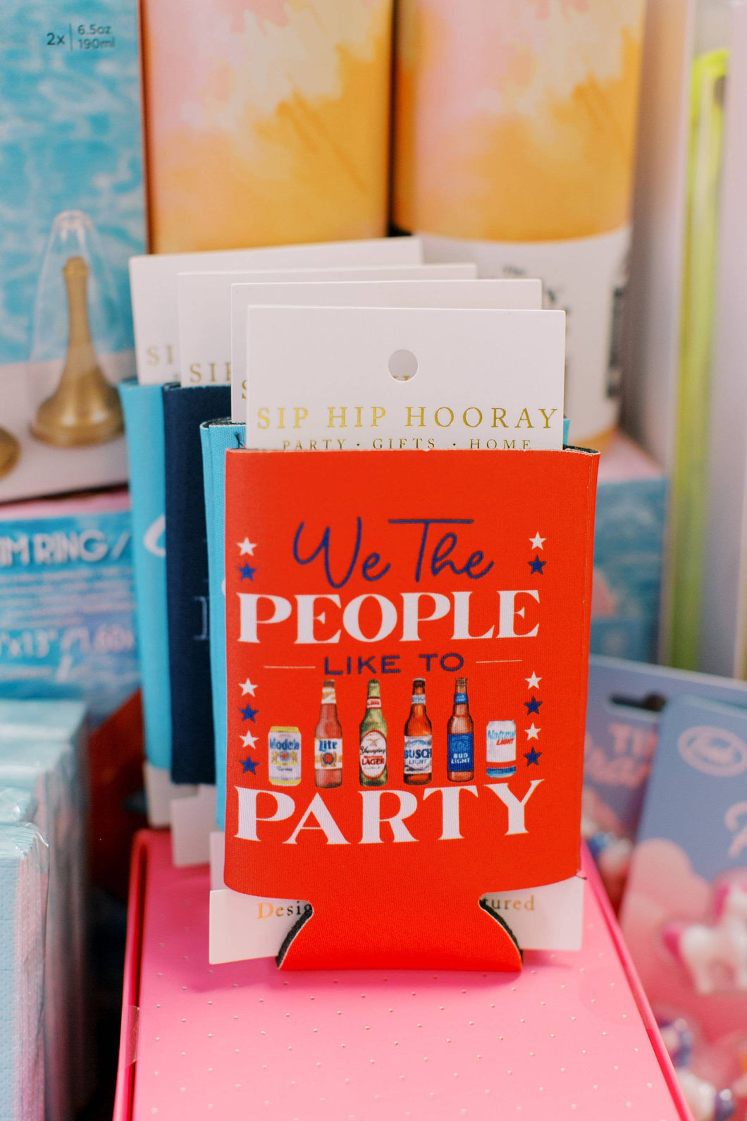We The People Like To Party Patriotic Can Cooler