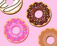 Load image into Gallery viewer, Pink Picasso Paint Kit Delicious Doughnuts
