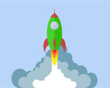 Load image into Gallery viewer, Pink Picasso Kids Paint Kit- Rocket Ready

