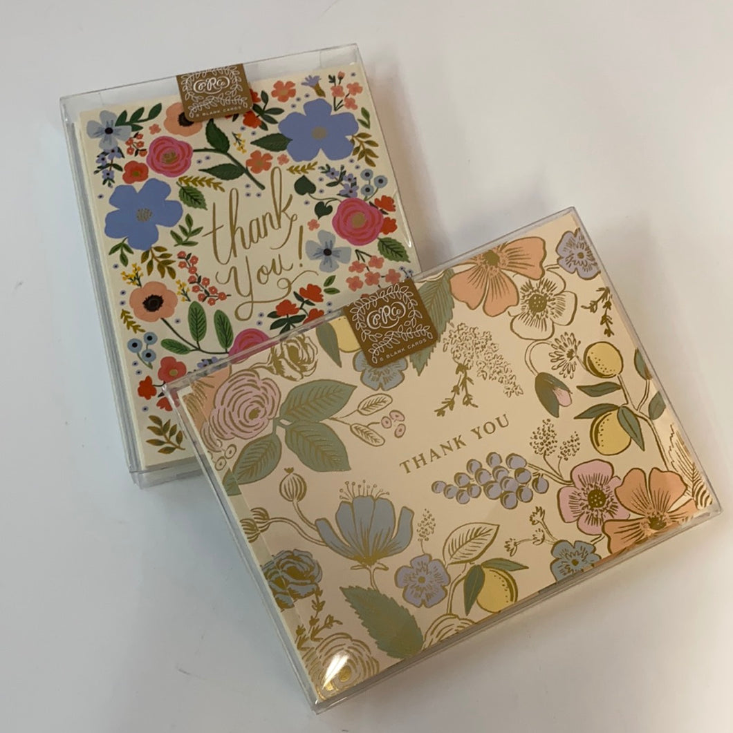 Rifle Paper Thank you Card Set