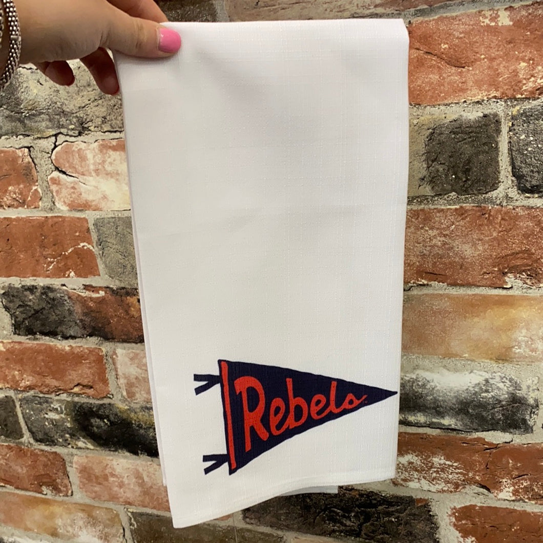 Rebels Pennant Tea Towel