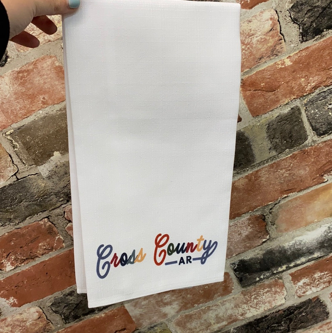 Cross County, AR Tee Towel