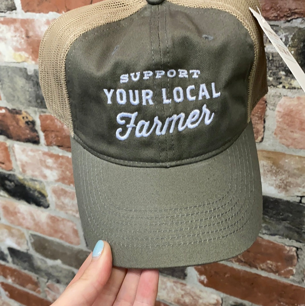 Support Your Local Farmer Baseball Cap